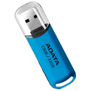 Memoria USB 32GB ADATA C906 2.0 Flash Drive Azul AC906-32G-RWB