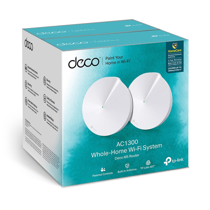 Access Point TP-LINK DECO M5 AC1300 Dual Mesh Wifi 2-Pack 1300Mbps