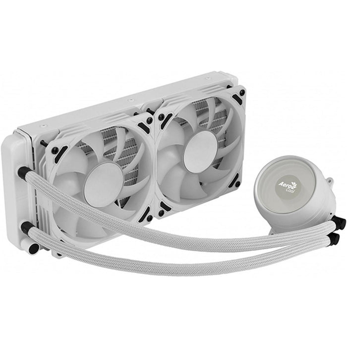 Enfriamiento Liquido AEROCOOL MIRAGE L240 INTEL 1700 AM5 ARGB 240mm Blanco