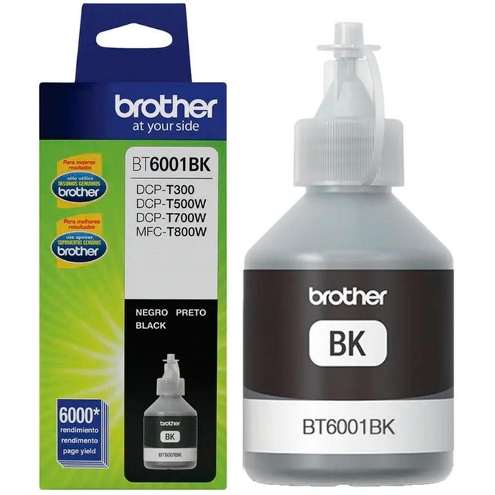 Botella Tinta BROTHER BT6001BK Negro DCP-T300 DCP-T500W DCP-T700W