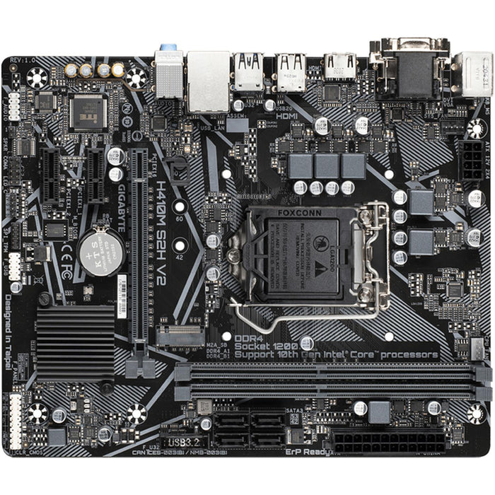 Tarjeta Madre GIGABYTE H410M S2H V2 Intel 1200 DDR4 Micro ATX