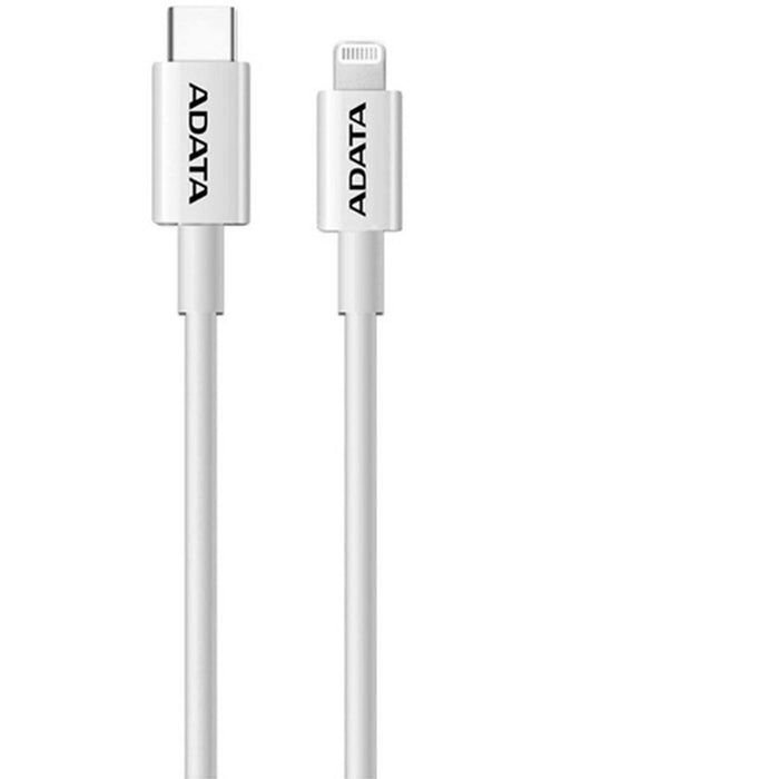 Cable USB 2.0 Tipo C ADATA USB-C Lightning Carga Rapida iPhone AMFICPL-1M-CWH