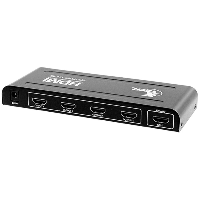 Adaptador Splitter HDMI XTECH 1 entrada 4 Salidas 1080P XHA-410