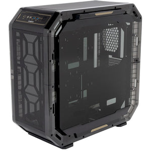 Gabinete Gamer IN WIN AIRFORCE PHANTOM E-ATX 4 Fan Cristal templado Negro