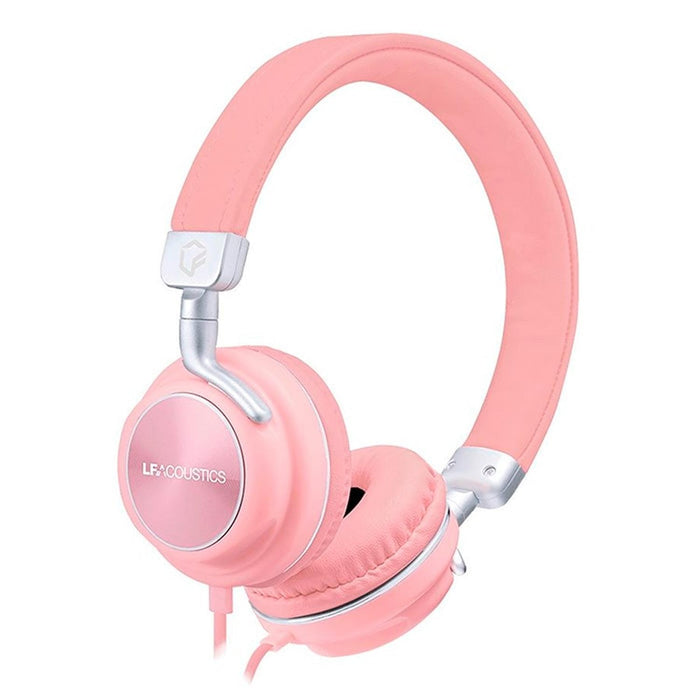 Audifonos Diadema LF ACOUSTICS LA-927239 Microfono 3.5mm Rosa