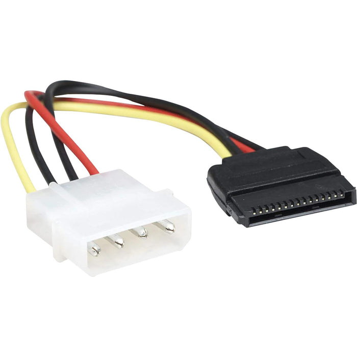 Cable de Poder MANHATTAN SATA 4 Pines Molex Macho 342766