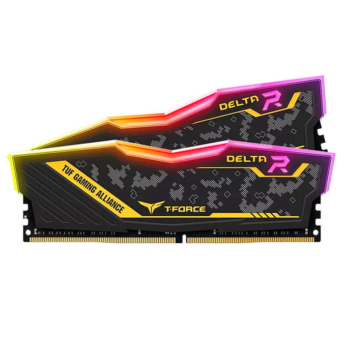 Memoria RAM DDR4 64GB 3200MHz TEAMGROUP T-FORCE TUF GAMING RGB 2x32GB