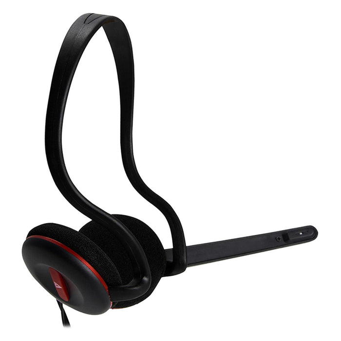 Audifono Diadema para Call Center ACTECK DISCOVER HJ220 Alambrico con microfono flexible 3.5 mm