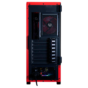 Gabinete Gamer XTREME PC GAMING Evangelion 02 Edition Torre Completa E-ATX 4 Fan Cristal Templado ARGB Rojo