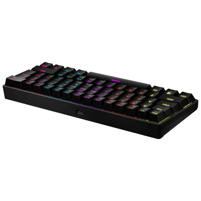 Teclado Gamer Mecanico XPG SUMMONER MINI Switch Red RGB USB Negro SUMMONERMINI61RD-BKCES