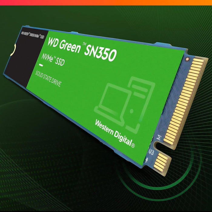 Unidad de Estado Solido SSD M.2 500GB WESTERN DIGITAL Green SN350 NVMe PCIe 3.0 2400/1500 MB/s