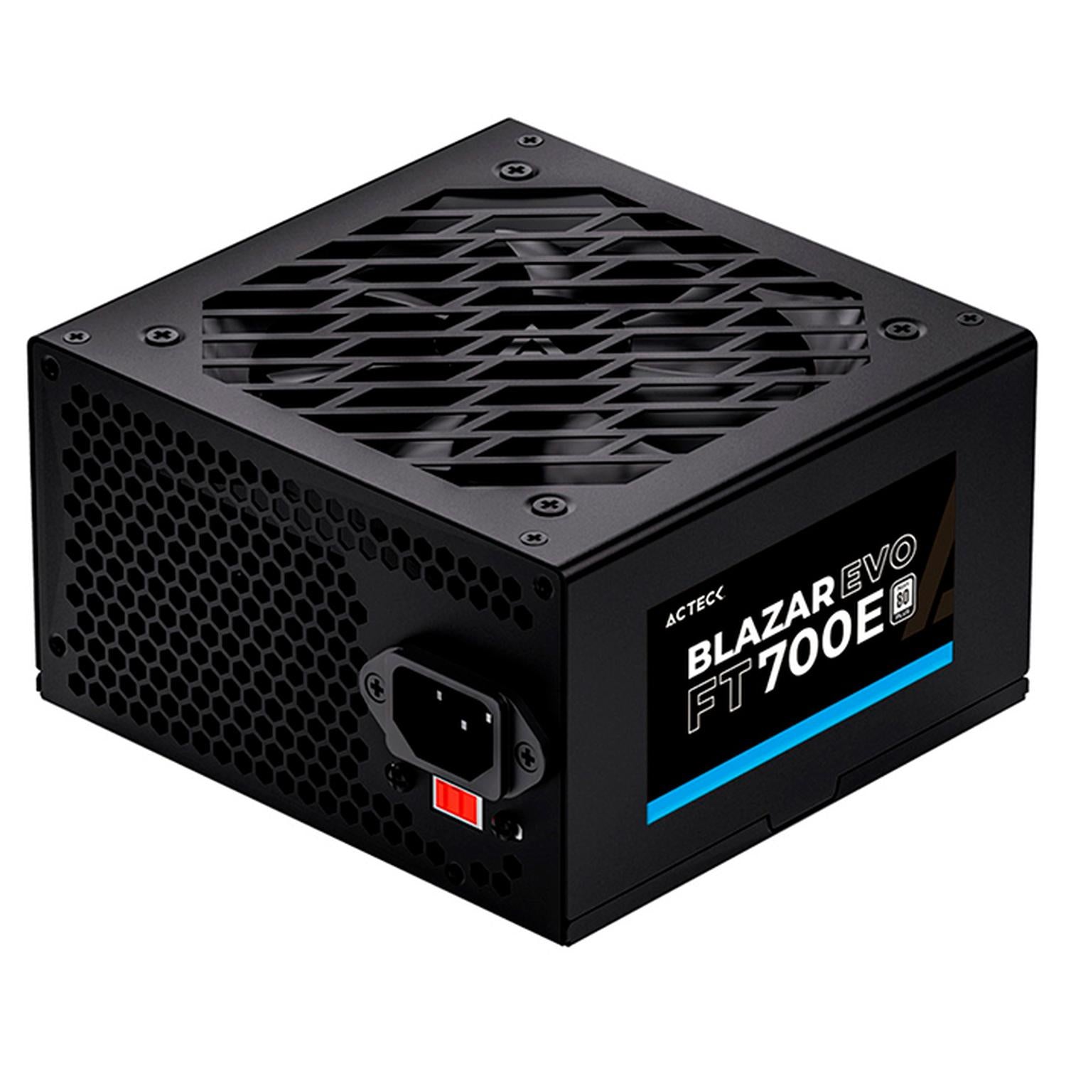 Fuente De Poder PC 700W Gamer ACTECK BLAZAR EVO FT700E Negro ES 05004E Fuente de poder pc 700w gamer acteck blazar evo ft700e negro es 05004e