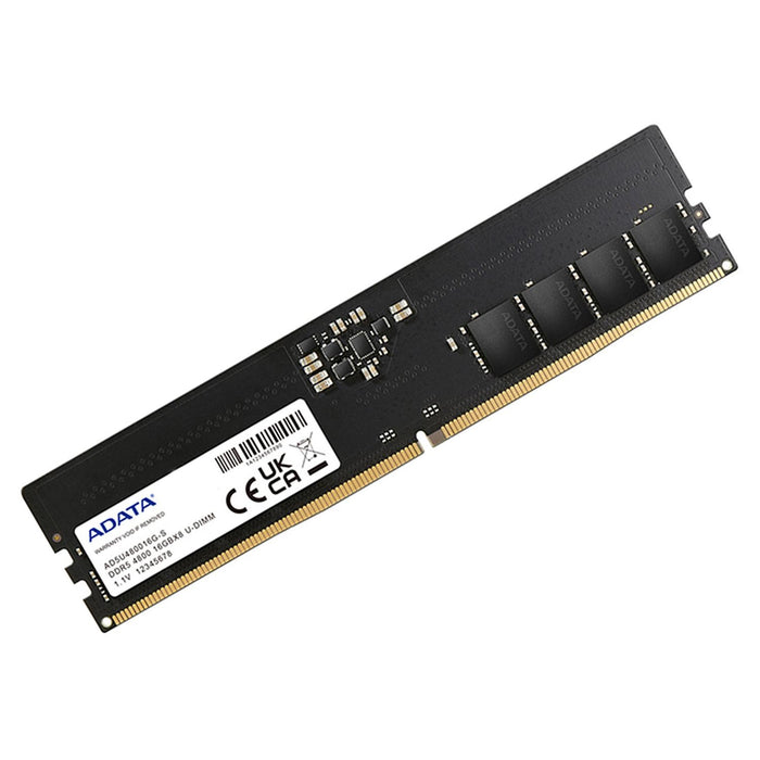 Memoria RAM DDR5 16GB 4800MT/s ADATA 1x16GB PC Negro AD5U480016G-S