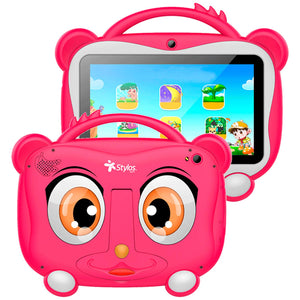 Tablet 7” STYLOS Taris Kids Quad Core 2GB 32GB WiFi Android 11 USB-C Rosa STTAA112P