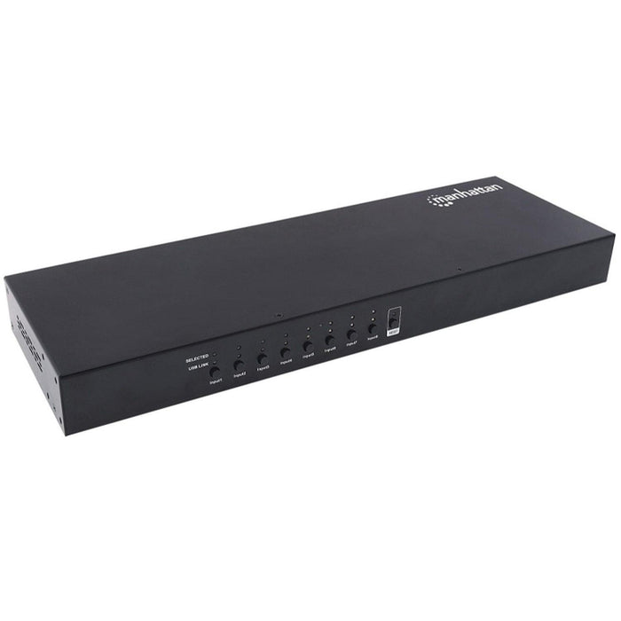 Switch MANHATTAN Mux KVM 8 Puertos HDMI Y USB FULL HD INCLUYE CABLES USB 152785