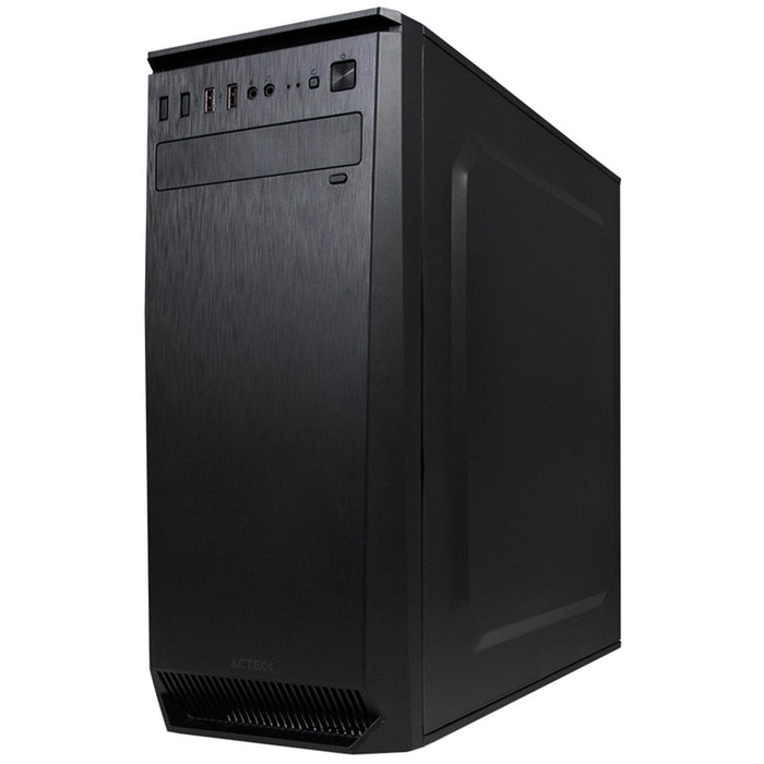 Gabinete ACTECK TURIN GM270 ATX Media Torre Fuente 500W Metal Negro AC-932578