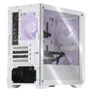 Xtreme PC Gaming Geforce RTX 3060 AMD Ryzen 5 5600X 16GB SSD 500GB 4TB WIFI Carbono White