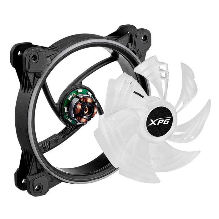 Ventilador PC XPG HURRICANE 120mm ARGB PWM 4 pines 2000RPM Negro HURRICANE120ARGBPWM-BKCWW