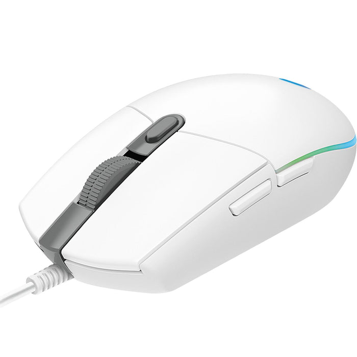 Mouse Gamer LOGITECH G203 RGB Lightsync 8000 DPI 6 Botones Blanco 910-005794