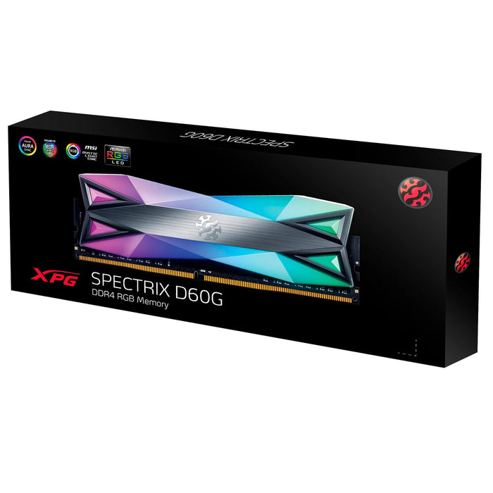 Memoria RAM DDR4 8GB 3200MHz XPG SPECTRIX D60G 1x8GB RGB AX4U32008G16A-ST60