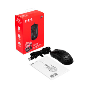 Mouse Gamer XPG SLINGSHOT USB RGB 12000DPI 6 Botones SLINGSHOT-BKCWW