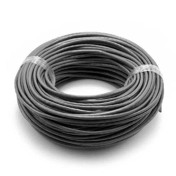 Bobina Cable UTP QIAN DIANLAN CAT5E Gris QGR-NC05E