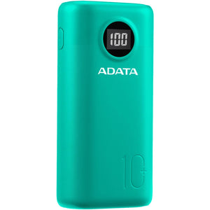 Power Bank 20000MAH ADATA P20000QCD Bateria Portatil Tipo C Verde AP20000QCD-DGT-CGN