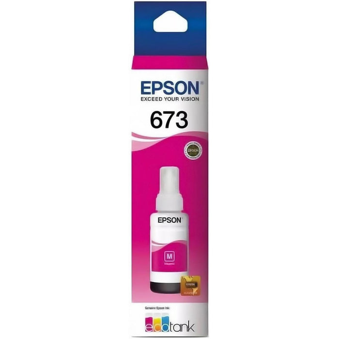 Botella Tinta EPSON T673 L800 L805 L810 L850 L1800 Magenta T673320-AL