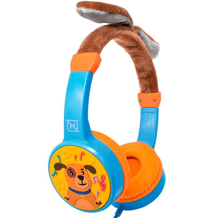 Audifonos Kids NECNON Hipoalergenico Jack 3.5 x 2 Ajustable NBHK-PUPPY