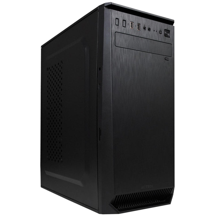 Gabinete ACTECK TURIN GM270 ATX Media Torre Fuente 500W Metal Negro AC-932578