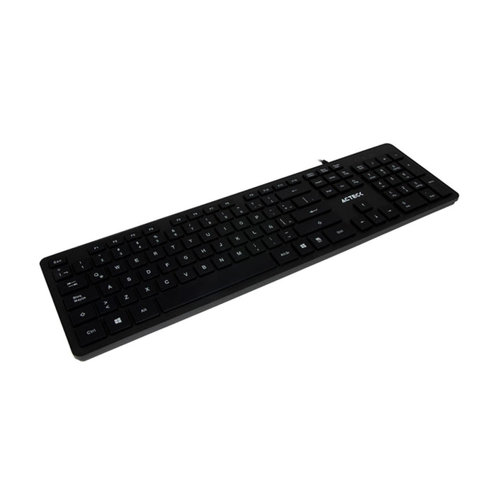 Teclado ACTECK alámbrico TX22 USB Negro AC-931656