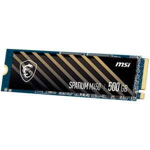 Unidad de Estado Solido SSD M.2 500GB MSI SPATIUM M450 NVME PCIE 4.0 3600/2300 MB/s