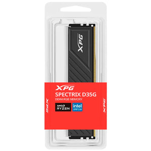 Memoria RAM DDR4 32GB 3600MT/s XPG SPECTRIX D35G RGB 1x32GB Negro AX4U360032G18I-SBKD35G