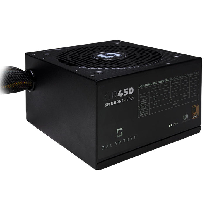 Fuente De Poder PC 450W BALAM RUSH 80 Plus Bronze BR-931151