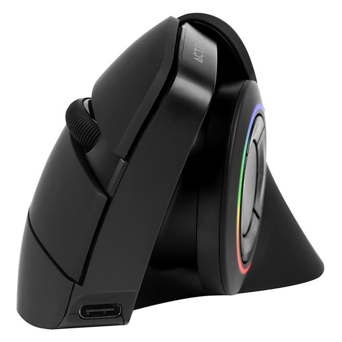 Mouse Inalambrico ACTECK MI690 Vertical 2.4 GHZ Negro AC-933049