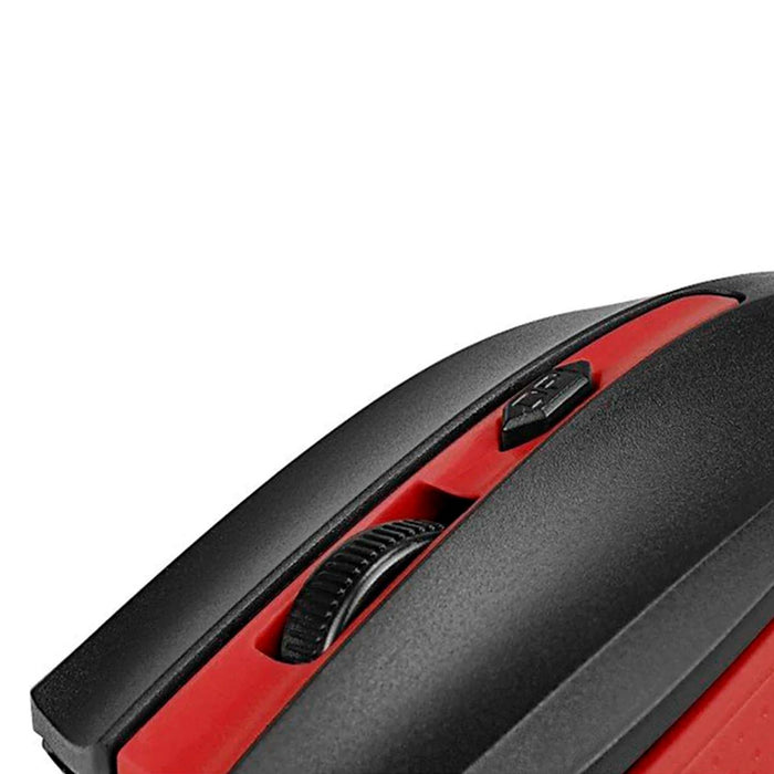 Mouse Inalambrico XTECH Galos 1600DPI 4 Botones Optico Ambidiestro USB Rojo XTM-310RD