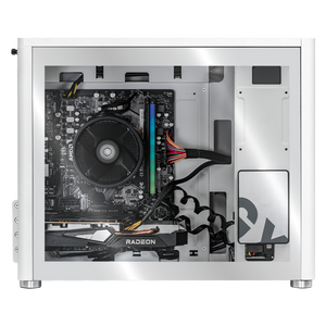 Xtreme PC Gaming AMD Radeon RX 6500 XT Ryzen 5 5600X 16GB SSD 250GB 2TB WIFI Eris White