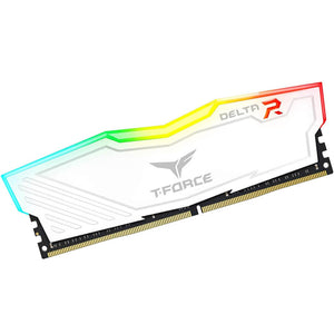 Memoria RAM DDR4 8GB 3600MHz TEAMGROUP T-FORCE DELTA RGB Blanco TF4D48G3600HC18J01
