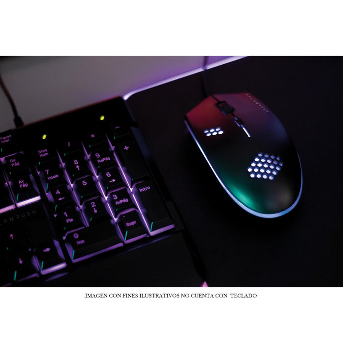 Mouse Gamer BALAM RUSH IRON USB RGB 2400dpi 3 Botones BR-931427