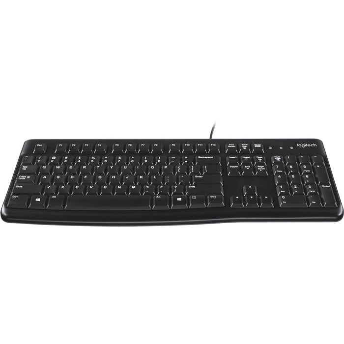 Teclado LOGITECH K120 USB plug and play Español Negro 920-004422