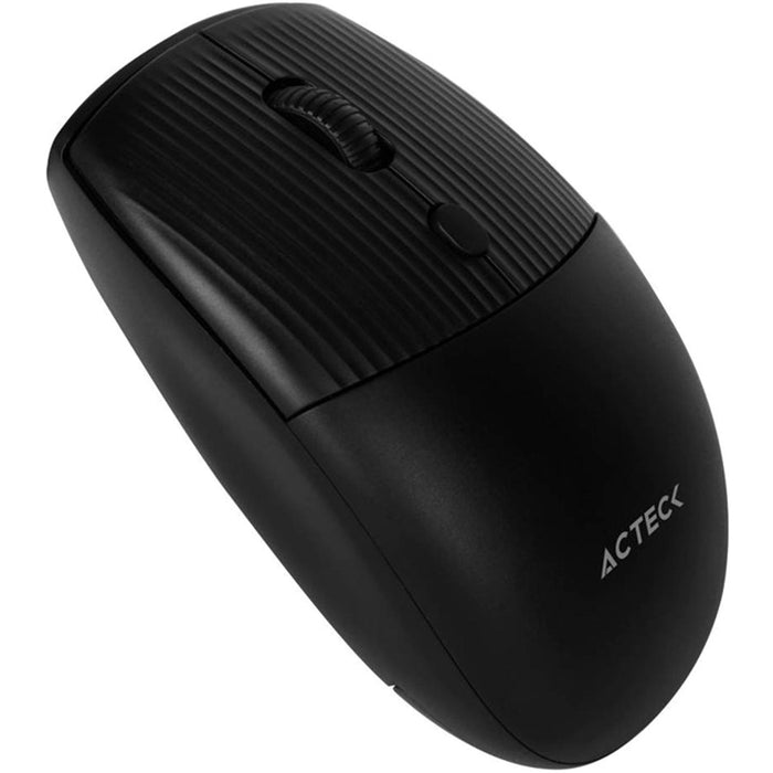 Mouse ACTECK OPTIMIZE SLIM MI250 1600dpi 3 Botones Inalámbrico USB 2.4 GHz Negro AC-933261