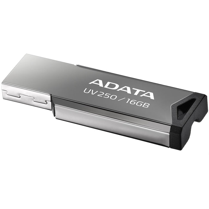 Memoria USB 16GB ADATA UV250 2.0 Flash Drive Plata AUV250-16G-RBK