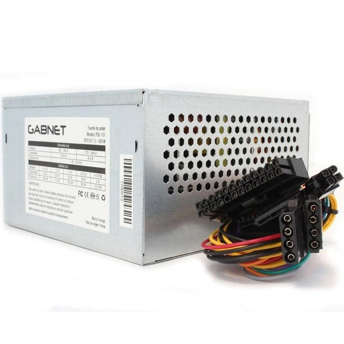 Fuente de Poder VORAGO SUPPLY ATX 500W 24P SATA PSU-101