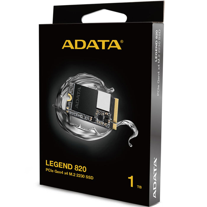 Unidad de Estado Solido SSD M.2 2230 1TB ADATA LEGEND 820 PCIe 4.0 5000/4500 MB/s Steam Deck SLEG-820-1T-CB