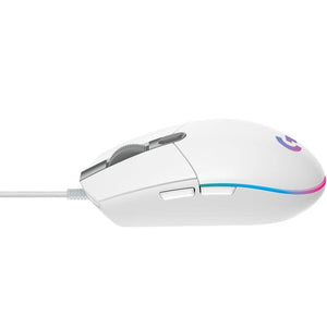 Mouse Gamer LOGITECH G203 RGB Lightsync 8000 DPI 6 Botones Blanco 910-005794