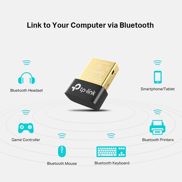 Adaptador Inalambrico TP-LINK UB400 Bluetooth 4.0 USB 2.0