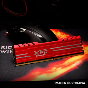Memoria RAM DDR4 8GB 3000MHz XPG GAMMIX D10 1x8GB Rojo AX4U30008G16A-SR10