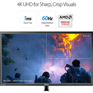 Monitor Gamer ASUS VP28UQG Led 28" 60 Hz 1ms 4K UHD HDMI