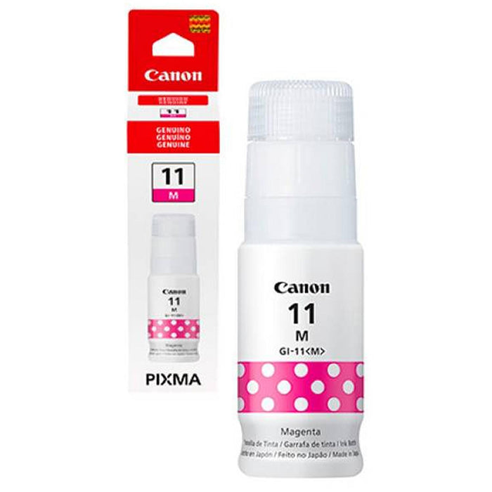 Botella de Tinta CANON PIXMA GI-11M G2160 G3160 70ml Magenta 4535C001AA