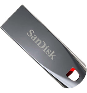 Memoria USB 16GB Sandisk Paquete 10 Piezas Cruzer Force SDCZ71-016G-B35 Metalica